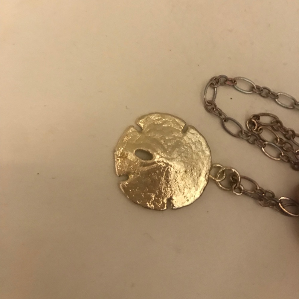 Sand dollar necklace